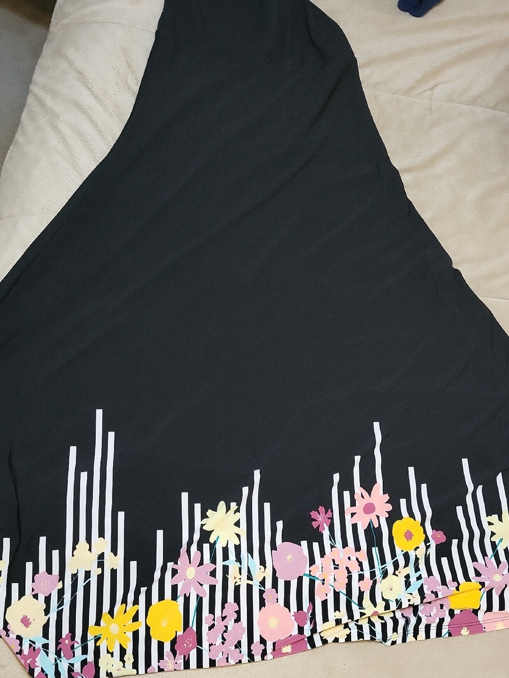 LuLaRoe Black and Gray Maxi Skirt XXS